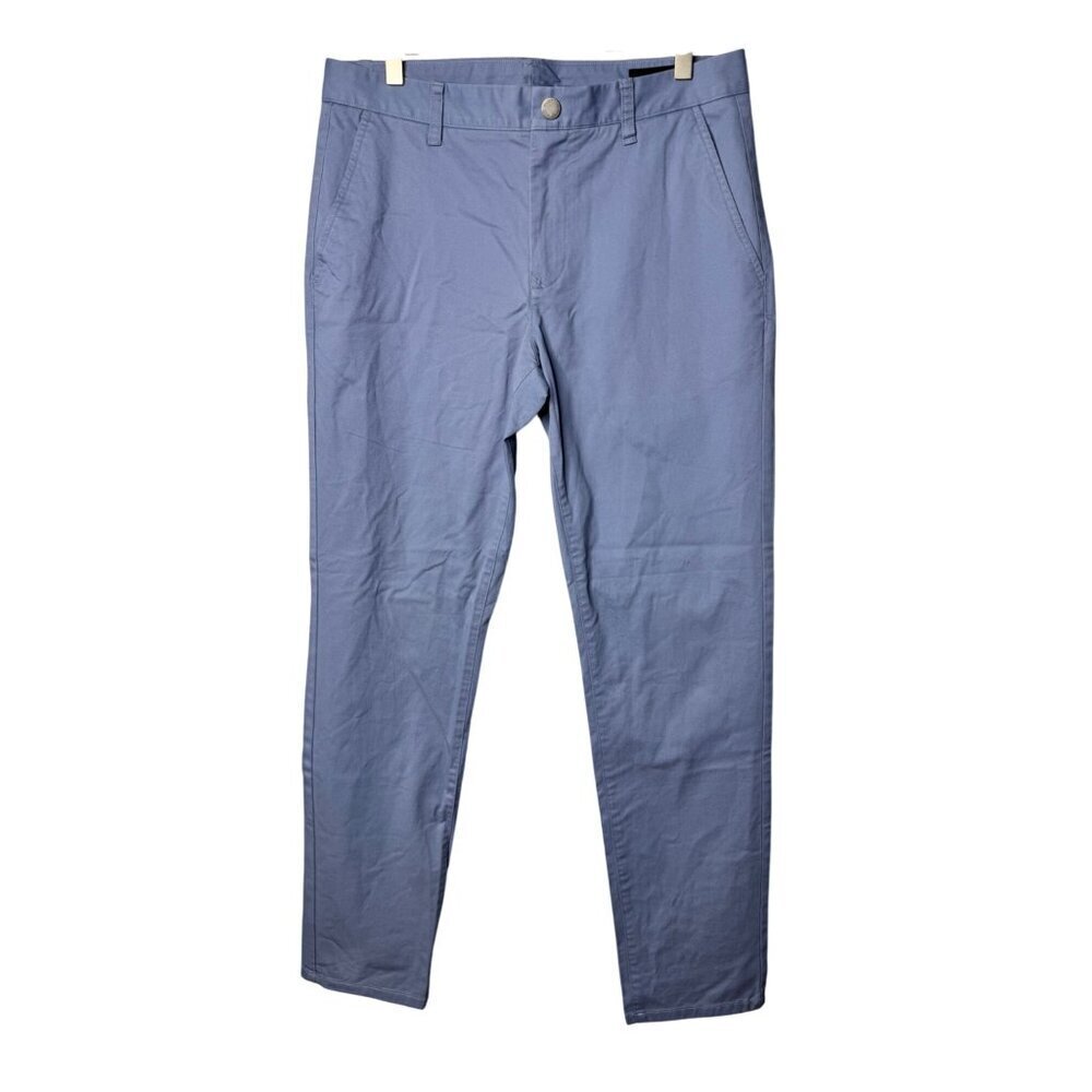 Mens Bonobos Size 31x32 Light Blue Chino Slim Straight Leg Pants Preppy
